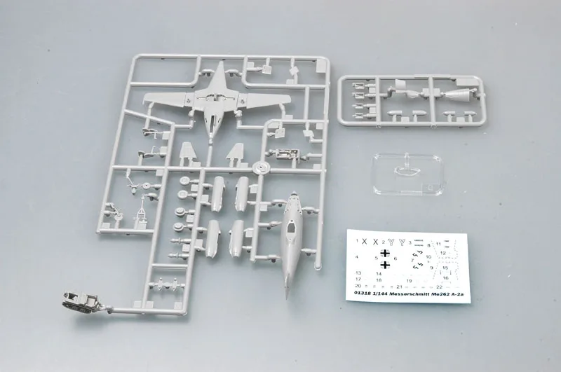 1/144 German Me262 A-2a Bomber Aircraft Model Kit 5 1/144 German Me262 A-2a Bomber Aircraft Model Kit - Image 5