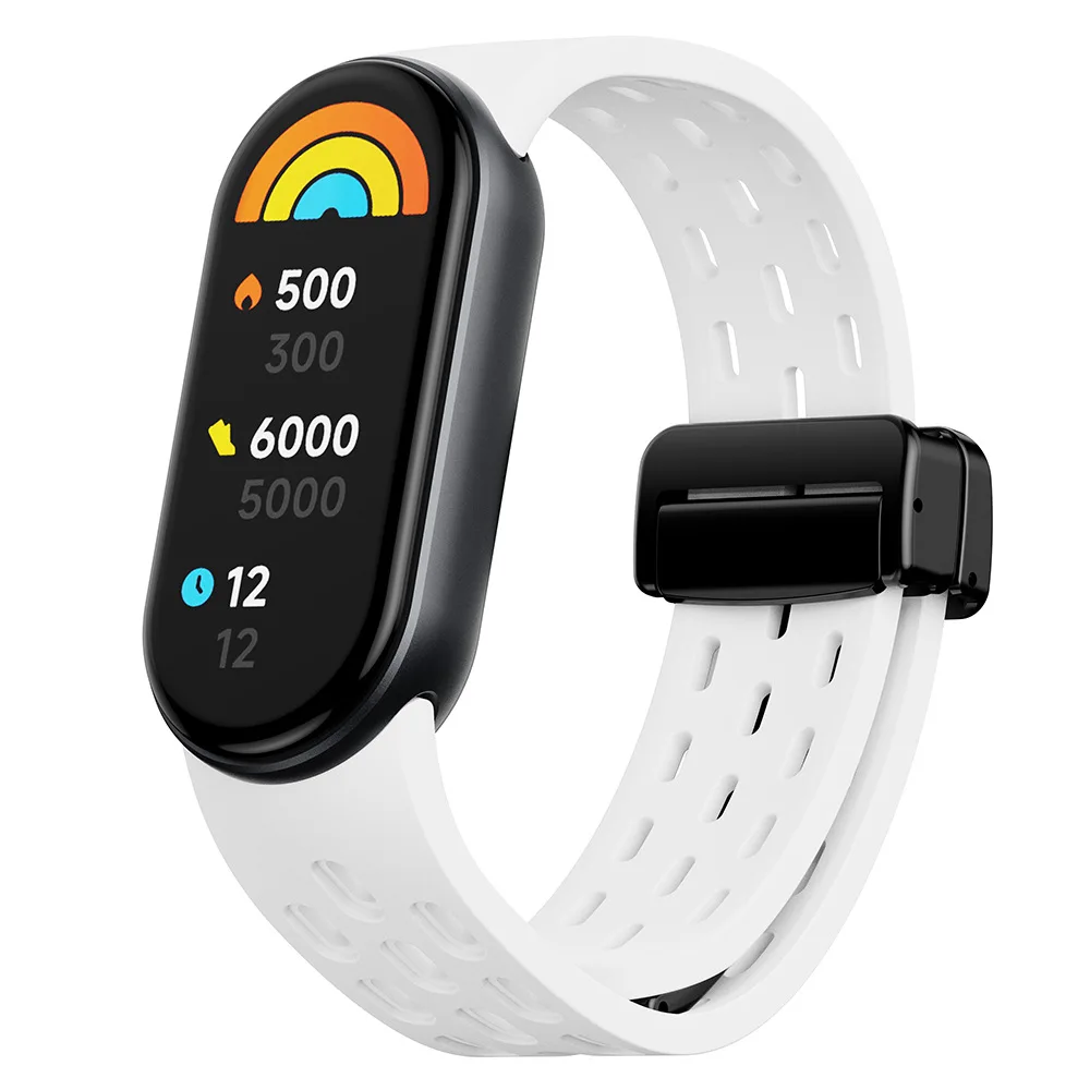 Silicone Replacement Strap for Xiaomi Mi Band 8/9 12 Silicone Replacement Strap for Xiaomi Mi Band 8/9 - Image 12