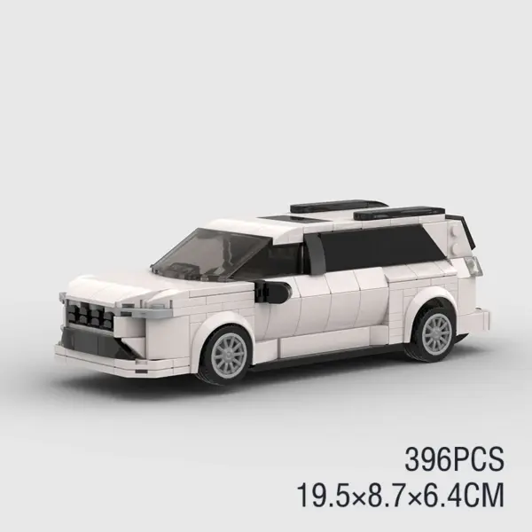 Stylized Building Block Toy Car - Image 50