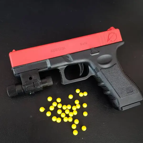 Manual G17 Toy Gun with Laser Soft Bullet - Image 8
