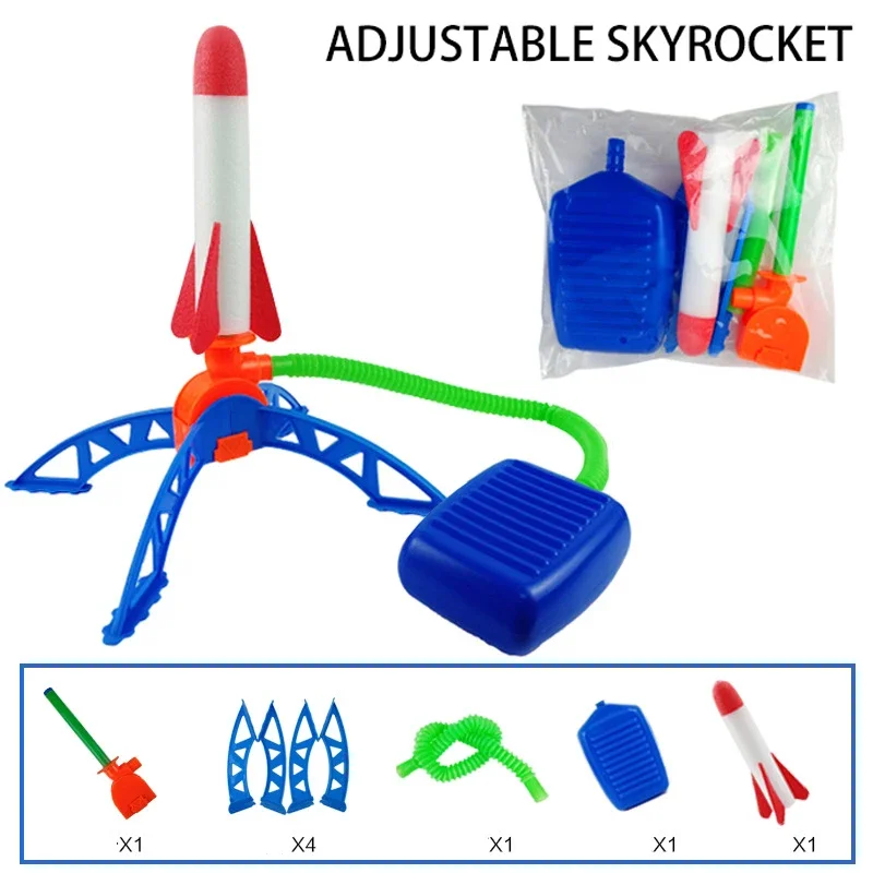Kids Outdoor Rocket Foot Pump Toy Game 8 Kids Outdoor Rocket Foot Pump Toy Game - Image 8