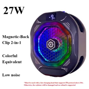 TH12 Pro 27W Magnetic Phone Cooler 9 S4a30016f373e43bdb075c81671740643I