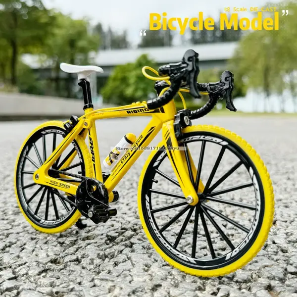 1:8 Alloy Bicycle Model with Parking Rack - Image 3
