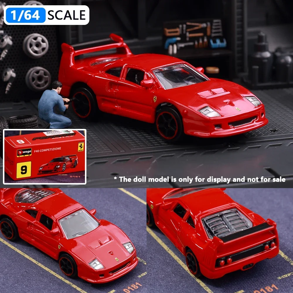 Bburago 1:64 Porsche 911 GT3 RS & Ferrari Model 14 Bburago 1:64 Porsche 911 GT3 RS & Ferrari Model - Image 14