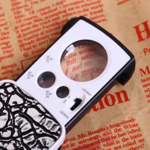 Jewelry Loupe Magnifying Glass 30X-90X with LED 9 S4a9124cbdb93498dbc0a599c1ab9e785J