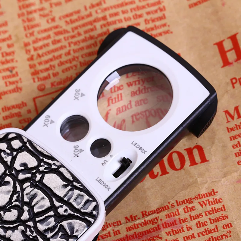 Jewelry Loupe Magnifying Glass 30X-90X with LED 4 Jewelry Loupe Magnifying Glass 30X-90X with LED - Image 4