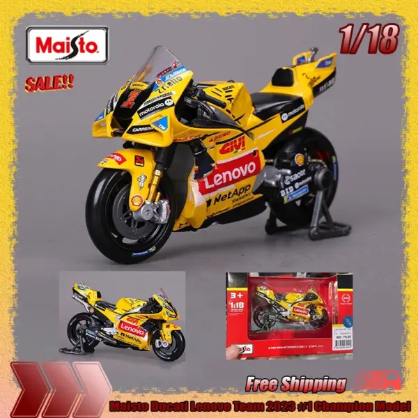 KTM Red Bull Motorcycle Model No. 33 1:18 Scale - Image 2
