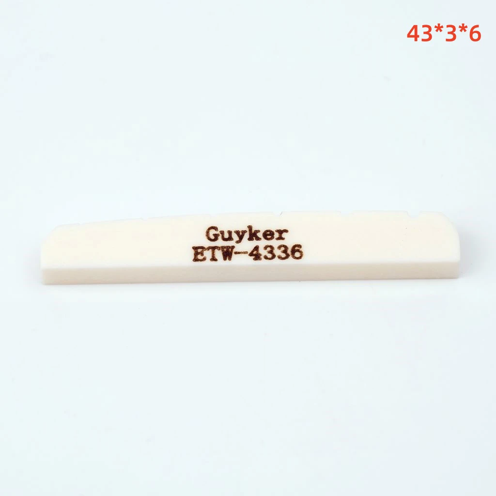 Guyker Bone Nut for LP/ST Electric Guitar 13 Guyker Bone Nut for LP/ST Electric Guitar - Image 13