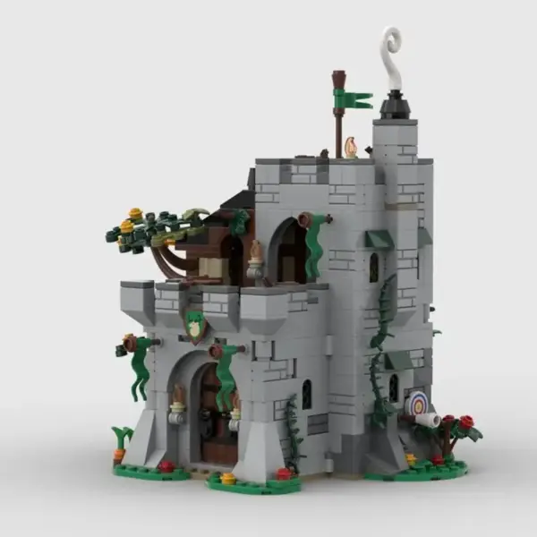 Medieval Forestmen Street View Building Blocks Kit - Image 3