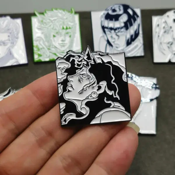JoJos Bizarre Adventure Enamel Pin Badge for Fans - Image 7