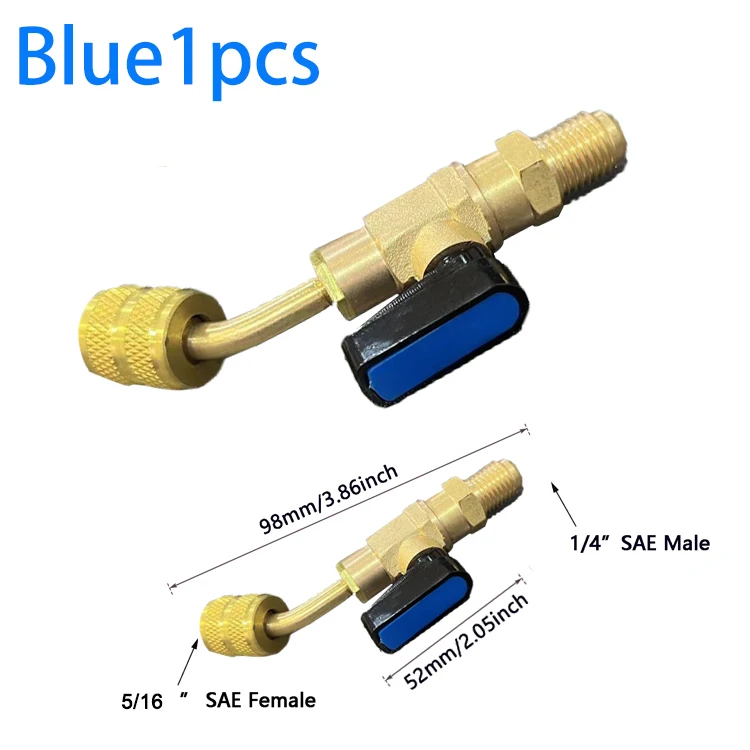 Refrigerant Ball Valve Adapter 1/4 inches SAE 12 Refrigerant Ball Valve Adapter 1/4 inches SAE - Image 12