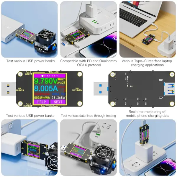 A3 8A USB Power Meter for Type-C Chargers - Image 3