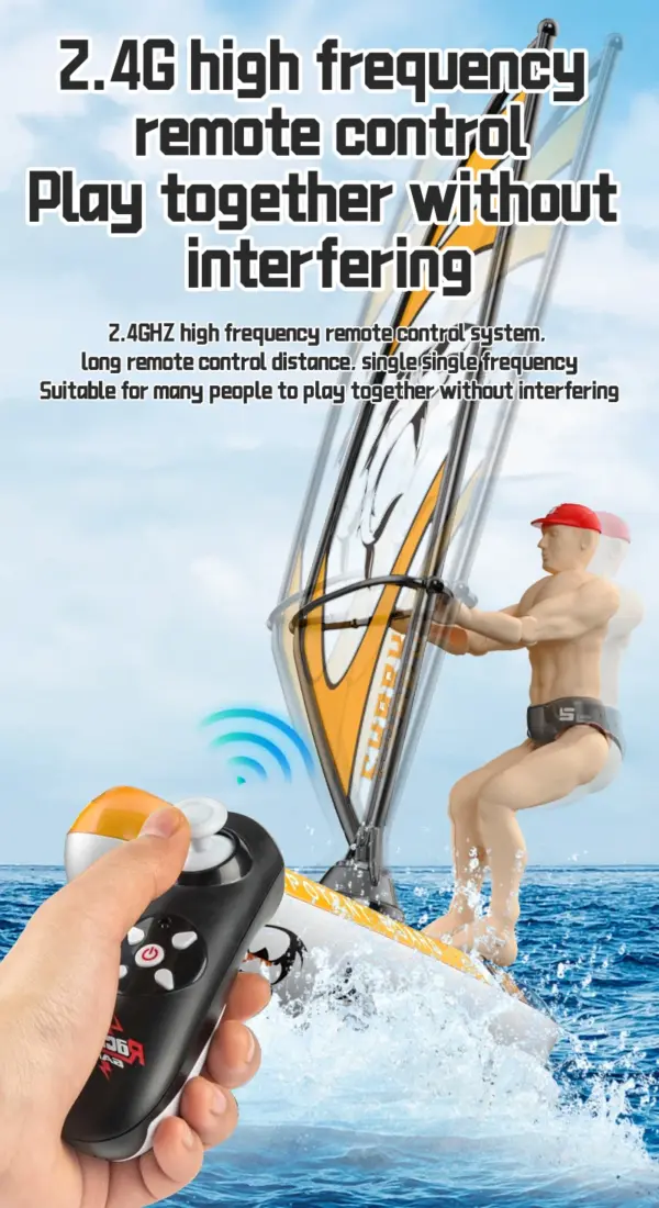 Remote Control Sailboat for Pool Play - Image 22