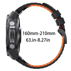 Garmin Fenix 6 7 8 Two-Tone Silicone Watch Band 15 S4cc5dbbe21e94151bd892d2e52880a958