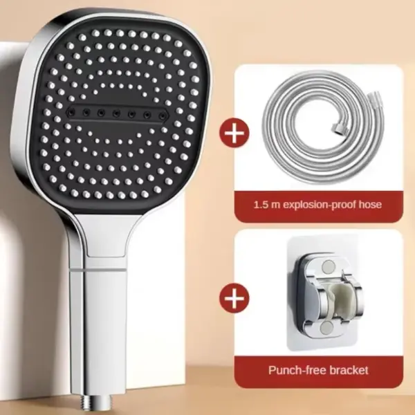 13cm Large Panel Shower Head with 3 Modes - Image 10