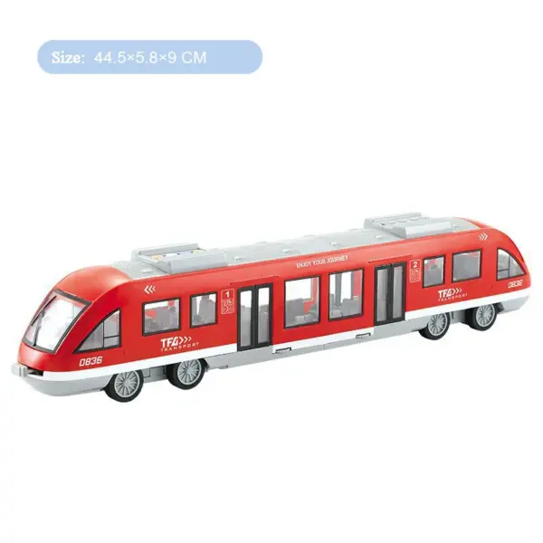 Large Inertia Double-Layer Sightseeing Bus Toy for Boys - Image 8