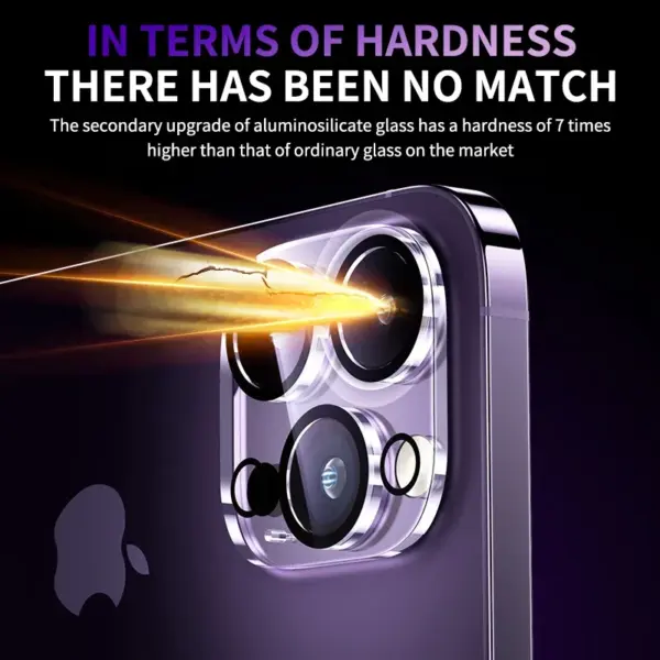 4-Piece Camera Lens Protector Set for iPhone Models - Image 5