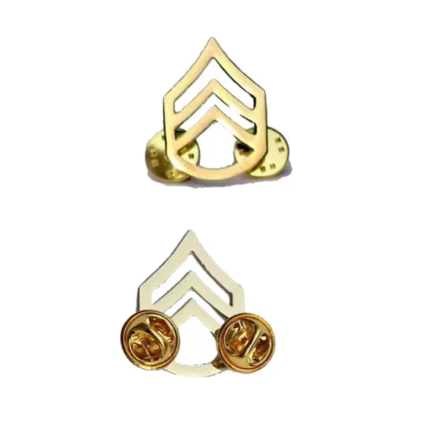 US Army Cavalry Crossed Saber Lapel Pin Set - Image 2
