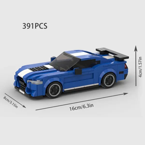 Stylized Building Block Toy Car - Image 43