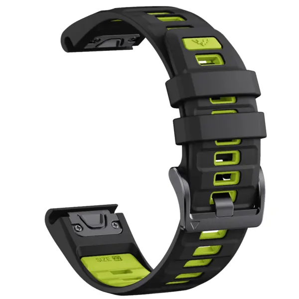 Garmin Fenix 8 7X 7 6 Two-Tone Silicone Strap - Image 9