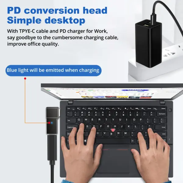 USB C to Square Tip Adapter for Lenovo - Image 4