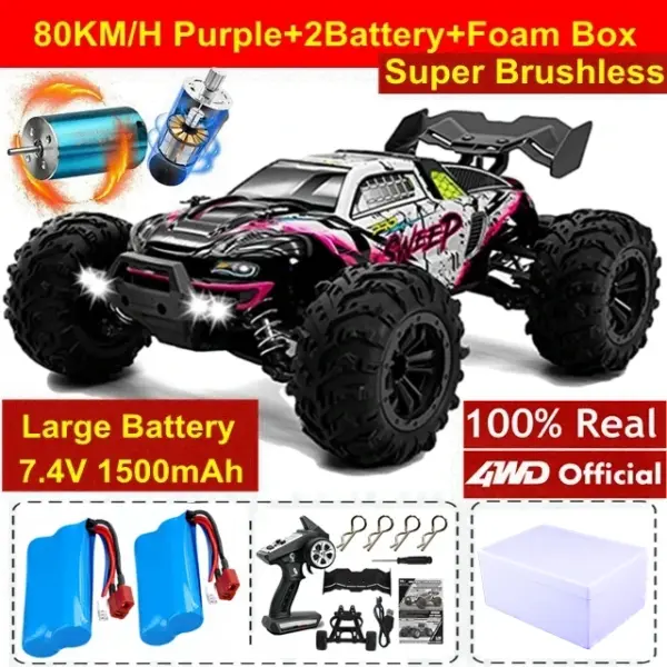 4WD High-Speed Off-Road RC Car 80KM/H - Image 14