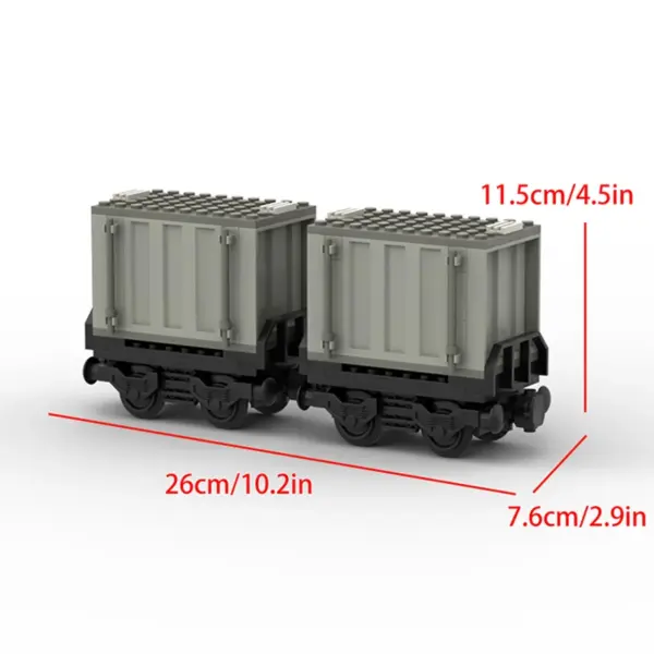 Mini Retro Train Carriage Building Blocks Set - Image 2