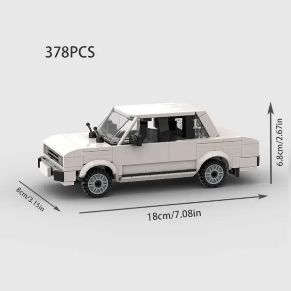Stylized Building Block Toy Car - Image 23