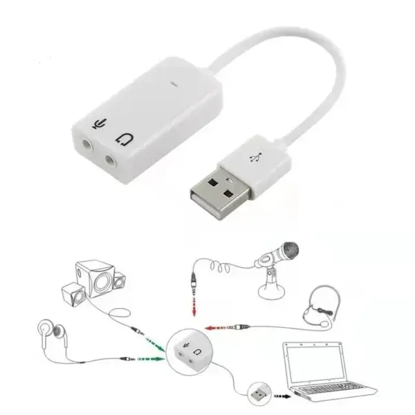 7.1 Channel USB Sound Card for MacBook - Image 6