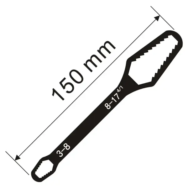 8-22mm Adjustable Self-tightening Wrench for Mechanical Work - Image 7