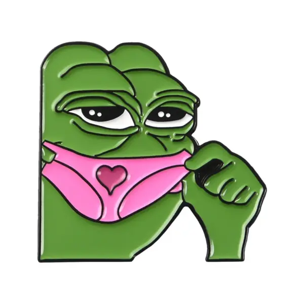 Pepe The Frog Meme Enamel Pin Badge for Bags - Image 24
