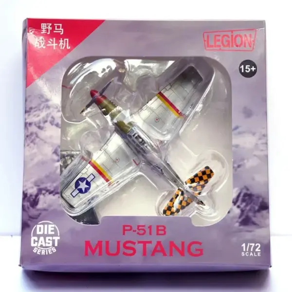 1/72 Scale P-51B Mustang Diecast Model Aircraft - Image 6