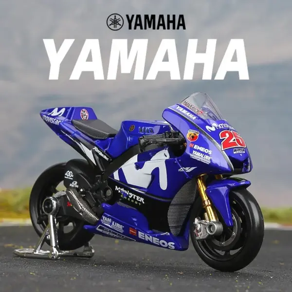 Maisto Yamaha YZR-M1 2018 MotoGP Model - Image 2
