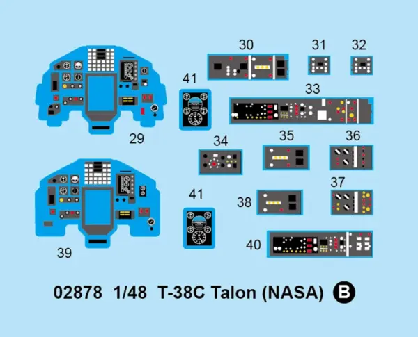 US NASA T-38C Talon Jet Model Kit 1:48 Scale - Image 4