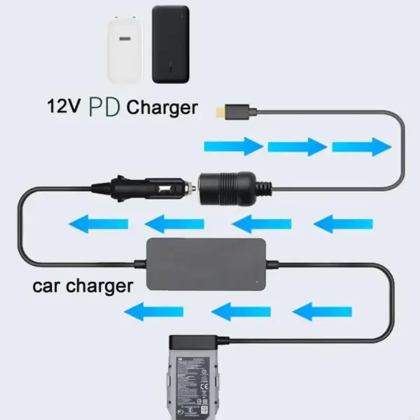 USB C PD to 12V Car Power Adapter - Image 5