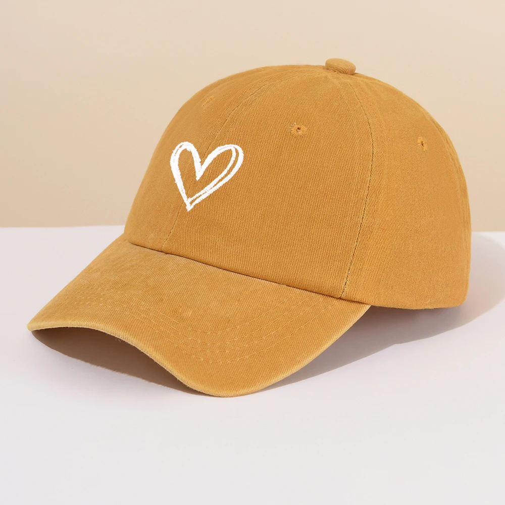 Retro Washed Distressed Love Embroidered Baseball Cap 12 Retro Washed Distressed Love Embroidered Baseball Cap - Image 12