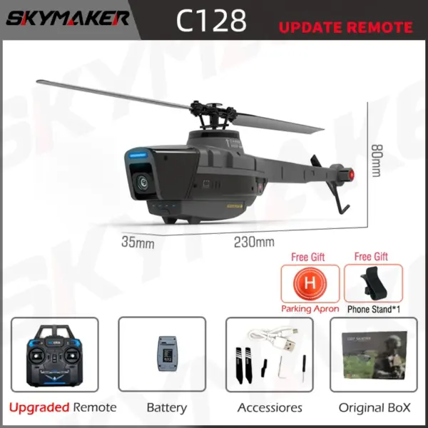 C127AI C127 C128 RC Helicopter with Camera - Image 11