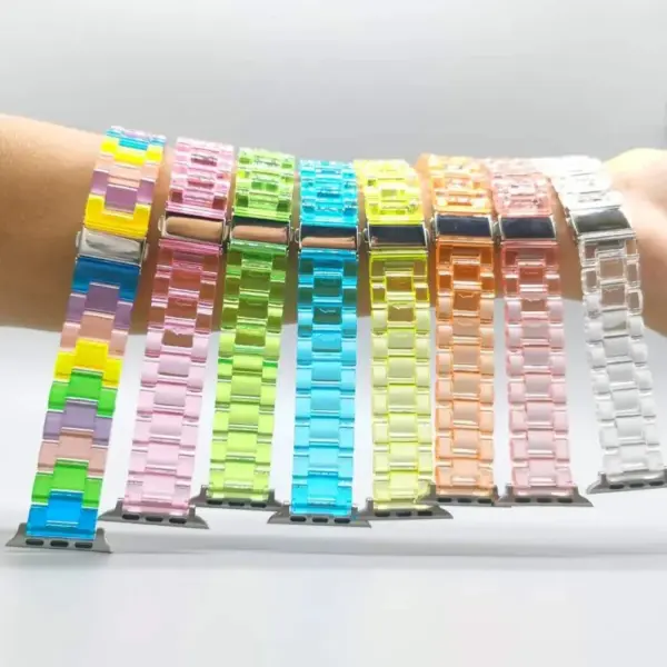 Transparent Resin Strap for Apple Watch 38-49mm - Image 3