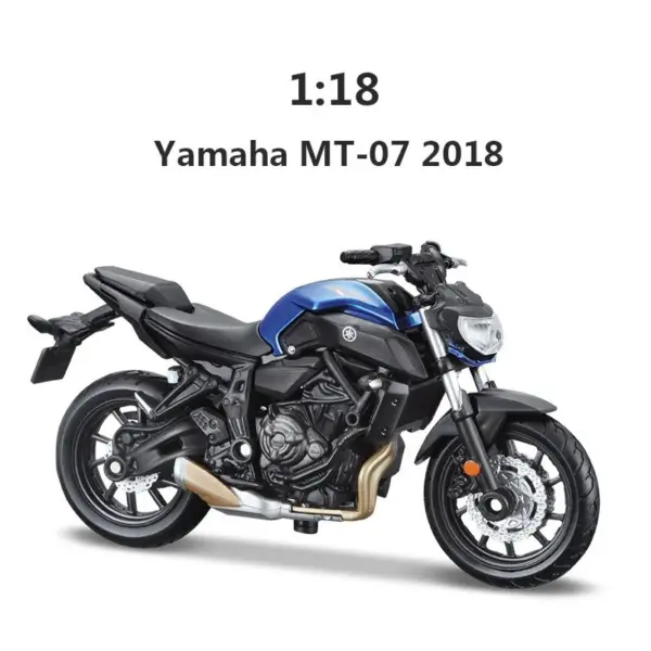 Yamaha MT-07 & Mt10 1:18 Diecast Model Set - Image 4