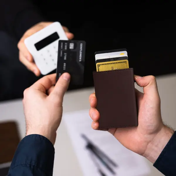 RFID Blocking Magnetic Pop Up Card Wallet - Image 6