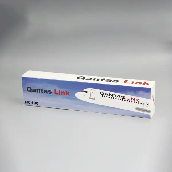 1:100 Scale QANTAS FK-100 Airplane Model - Image 6