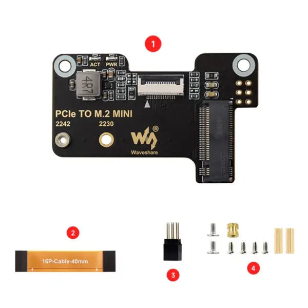 Raspberry Pi 5 PCIe to M.2 Adapter - Image 8