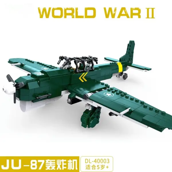 WW2 Military Tank and Aircraft Building Blocks Kit - Image 8