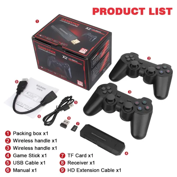 256GB 58000 Games 4K Game Stick Console - Image 2