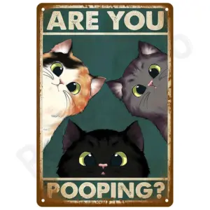 Retro Metal Wall Art Sign 20 x 30cm 68 S506d02bf22ce40648fe30e1a477dddbdV