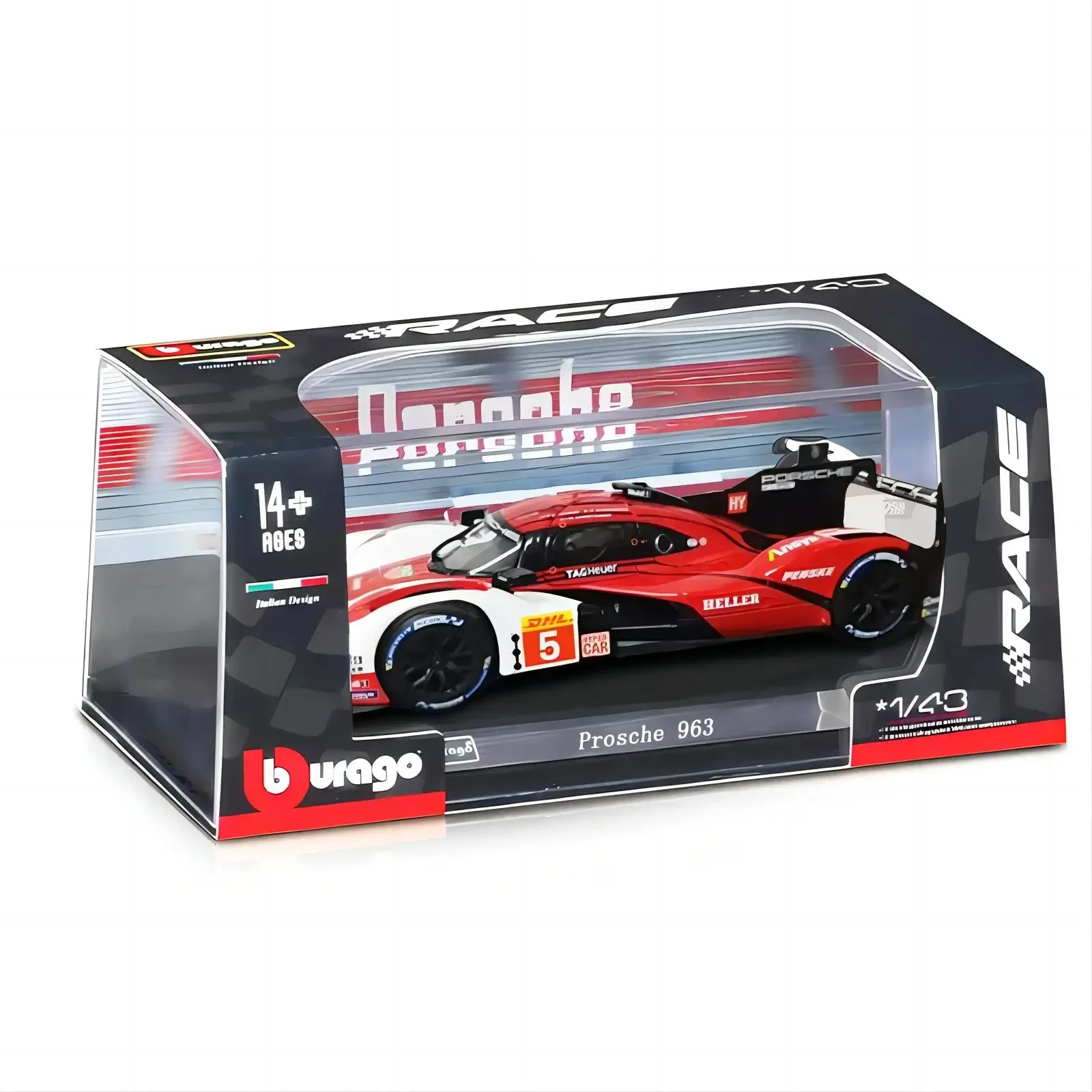 1:43 Bburago Porsche 963 24h Le Mans Porsche 911 Gt3 Rs Black Acrylic Packaging Diecast Model Toy Car Model Kid Gift 7 1:43 Bburago Porsche 963 24h Le Mans Porsche 911 Gt3 Rs Black Acrylic Packaging Diecast Model Toy Car Model Kid Gift - Image 7