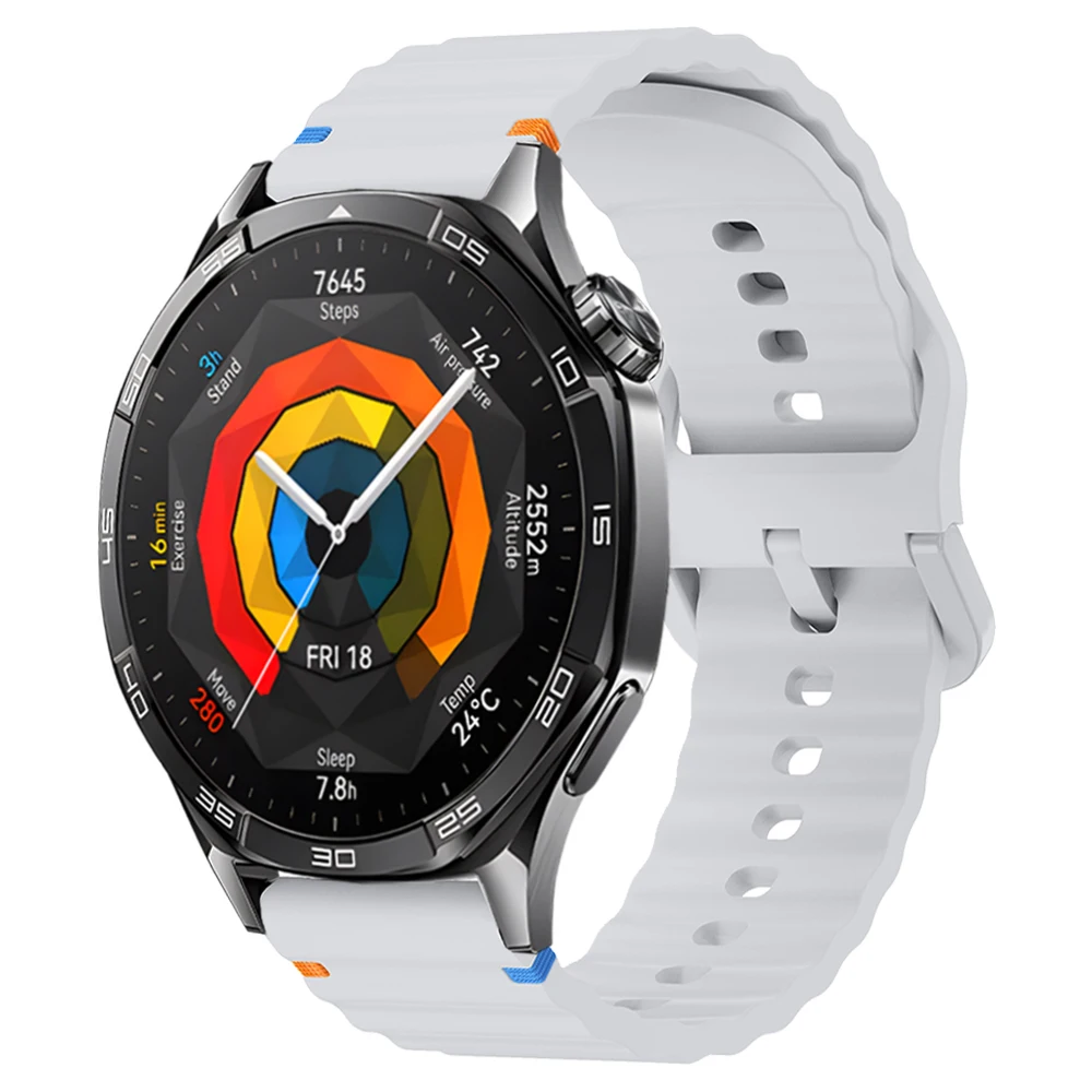 Stylish Silicone Strap for HUAWEI WATCH GT Series 11 Stylish Silicone Strap for HUAWEI WATCH GT Series - Image 11