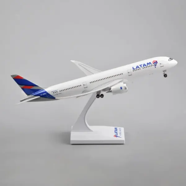 Large 30cm B787 LATAM & A380 Singapore Aircraft Model - Image 2
