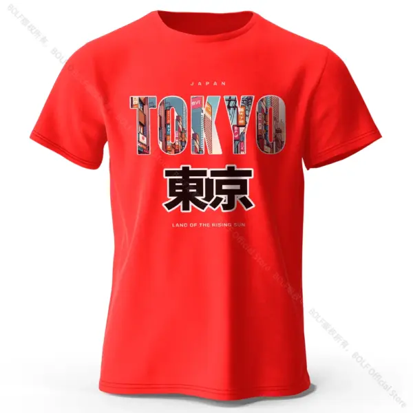 Tokyo Printed Cotton Casual T-Shirt for Men and Women - Image 12