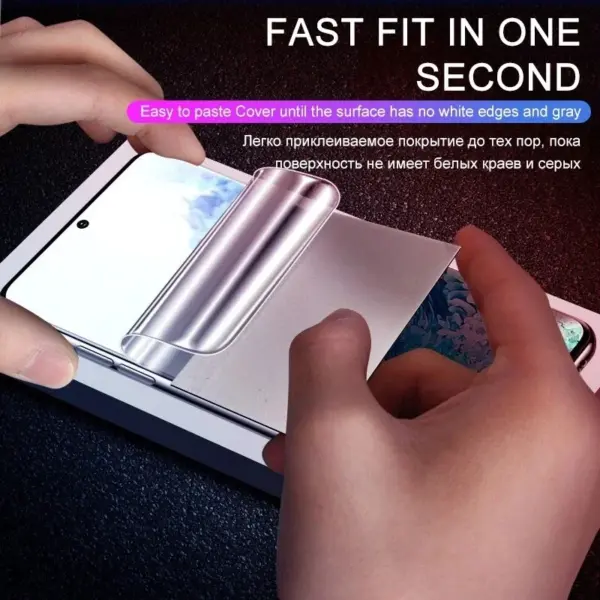 5-Piece Hydrogel Screen Protector Set for Samsung Galaxy Models - Image 4